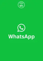 WhatsAPP NFC Card with QR Code - Image 2