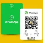 WhatsApp NFC Card and QR Code