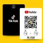 Instagram NFC Card with QR Code