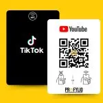 Instagram NFC Card with QR Code