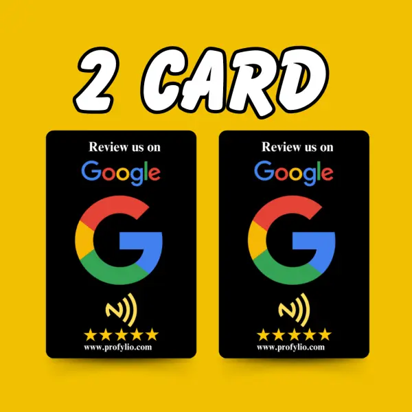 NFC Google Review Card by profylio