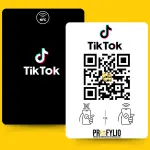 TikTok NFC Card with QR Code