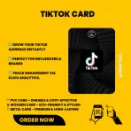 TikTok NFC Card with QR Code