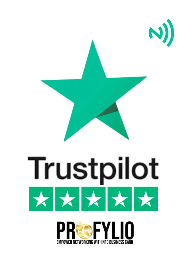 Trust Pilot Review NFC + QR Card